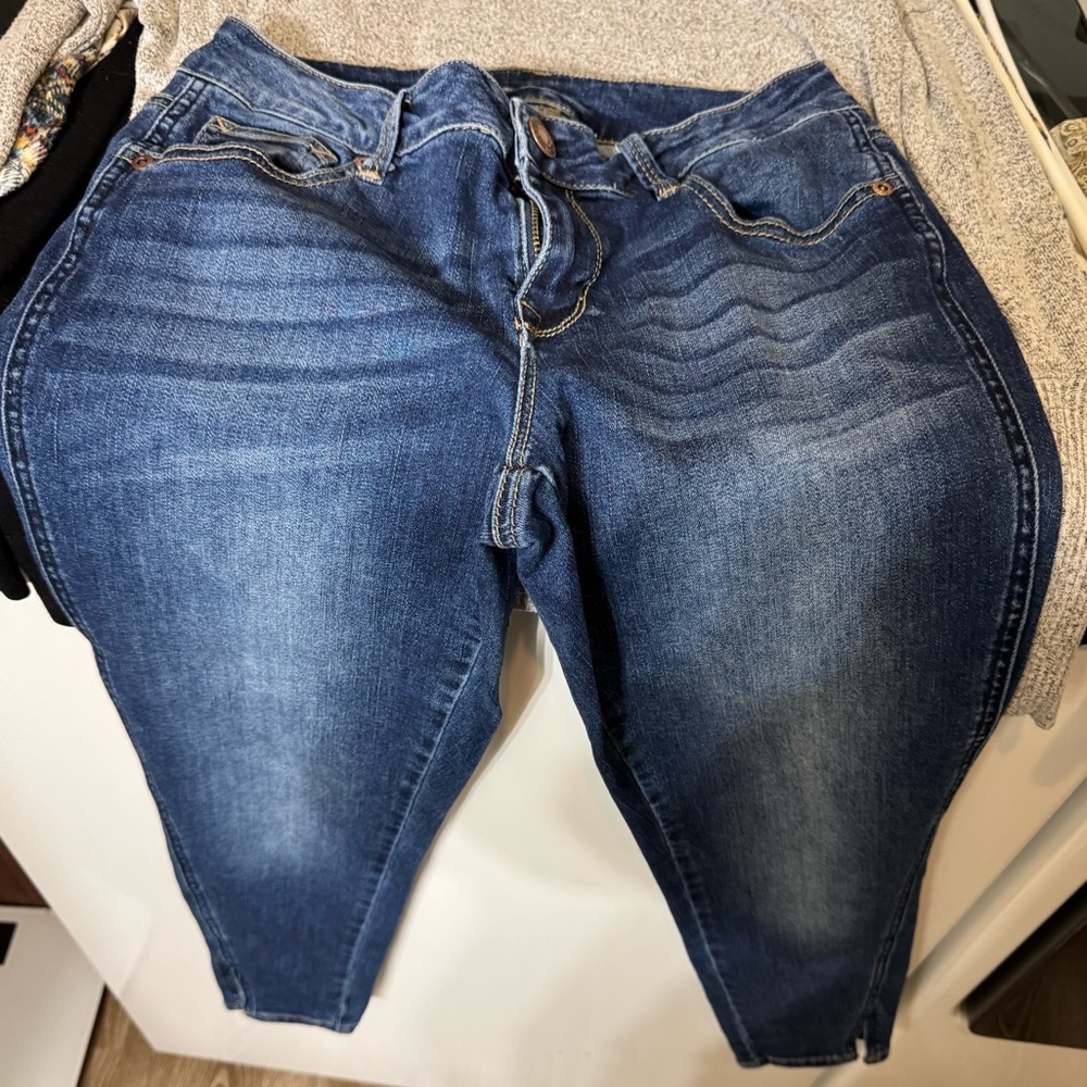 Maurices Dark Blue Skinny Jeans